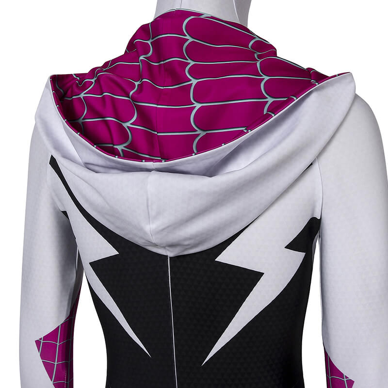 Into the Spider-Verse Superhero Costume Gwen Stacy Bodysuit ACcosplay
