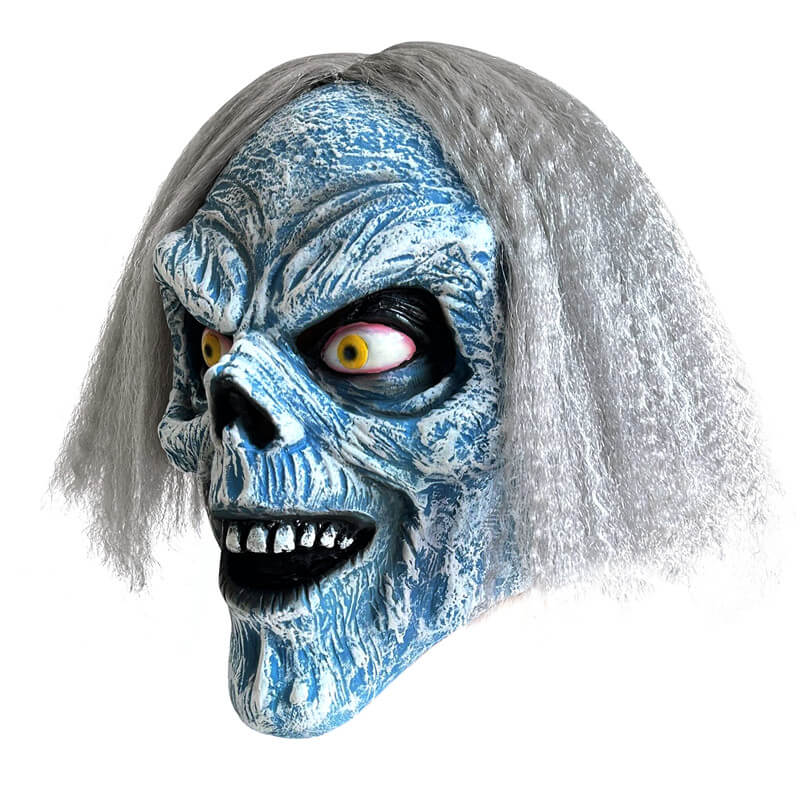 Hatbox Ghost Mask Halloween Scariest Mask Latex Cosplay Prop with Hair ACcosplay