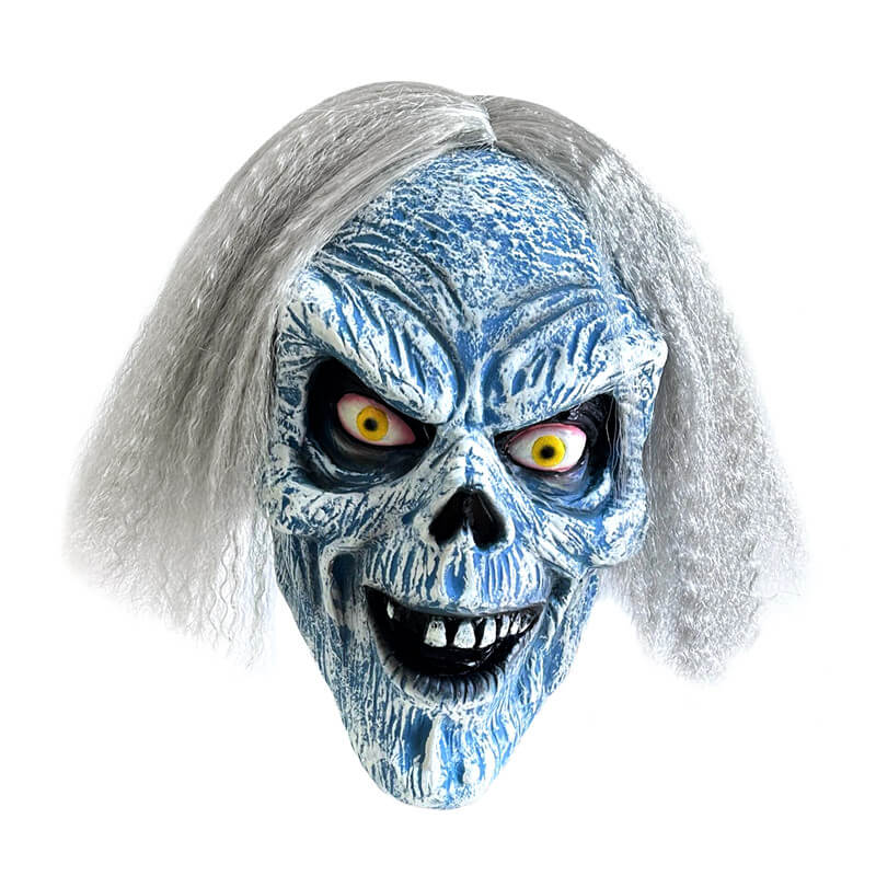 Hatbox Ghost Mask Halloween Scariest Mask Latex Cosplay Prop with Hair ACcosplay