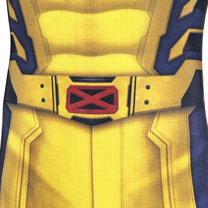 Hugh Jackman Wolverine Costume Deadpool Wolverine Suit Sleeveless Yellow Suit