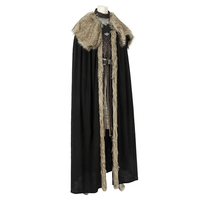 Jon Snow Premium Suit  Game of Thrones Season 8 Cosplay Costume Halloween Outfits