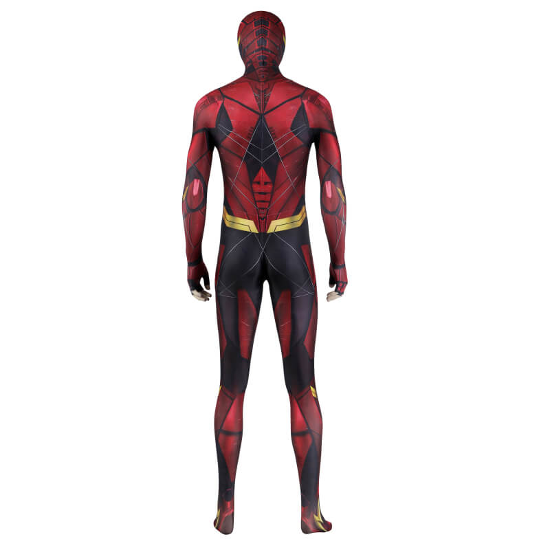Justice League Barry Allen The Flash Bodysuit with Mask Barry Allen Flash Costume