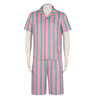 Ken Beachwear Beach Outfit 2023 Barbie Ken Striped Cosplay Costume ACcosplay