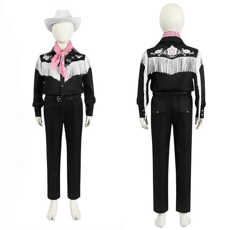 Kids Barbie Ken Cowboy Outfit 2023 Barbie Movie Western Ken Cosplay Costume for Boys ACcosplay