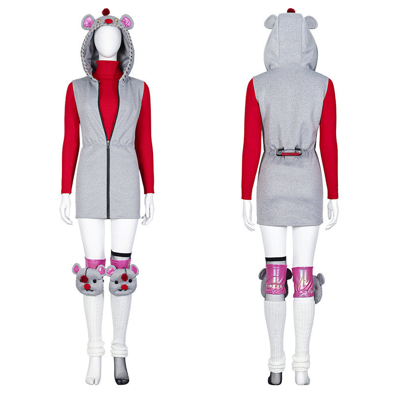 Wattson Kupo Power Suit Apex Legends Final Fantasy Wattson Cosplay Costume Halloween Outfit