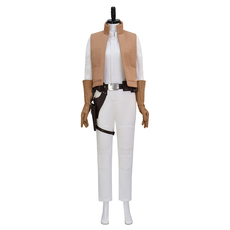 Leia Organa Slo Suit Star Wars Princess Leia Cosplay Costume Halloween Outfits