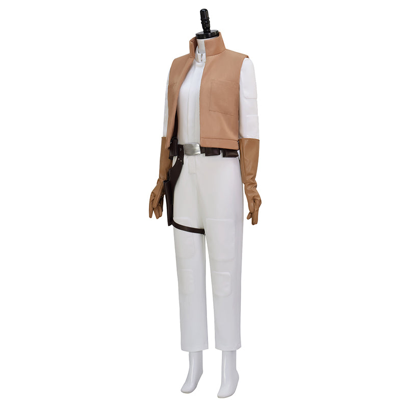 Leia Organa Slo Suit Star Wars Princess Leia Cosplay Costume Halloween Outfits