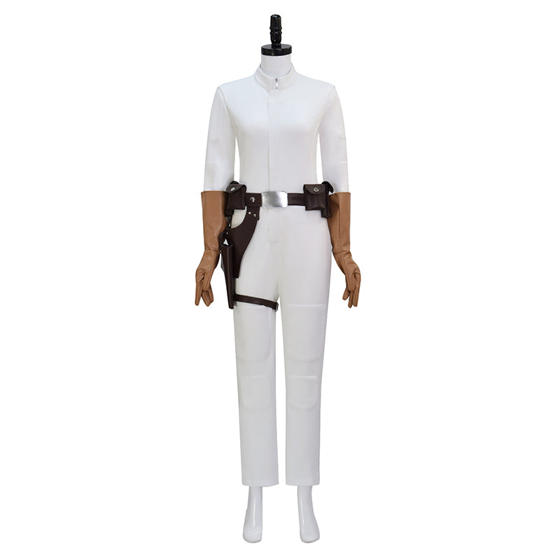 Leia Organa Slo Suit Star Wars Princess Leia Cosplay Costume Halloween Outfits