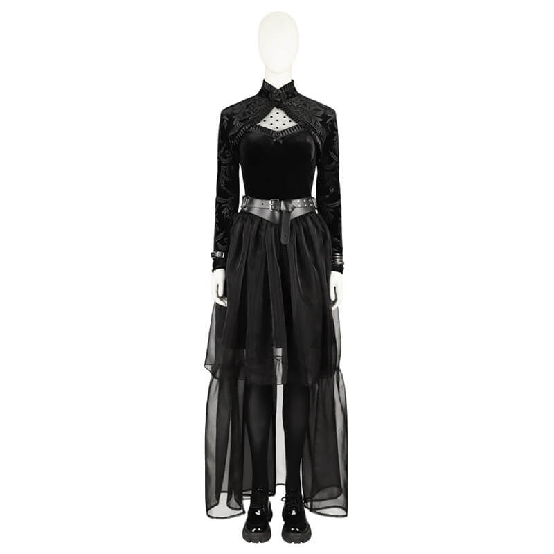 Lisa Frankenstein Cosplay Dress 2024 Misty Black Dress Halloween Costu ACcosplay Lisa Frankenstein Cosplay Dress 2024 Misty Black Dress Halloween Costu ACcosplay
