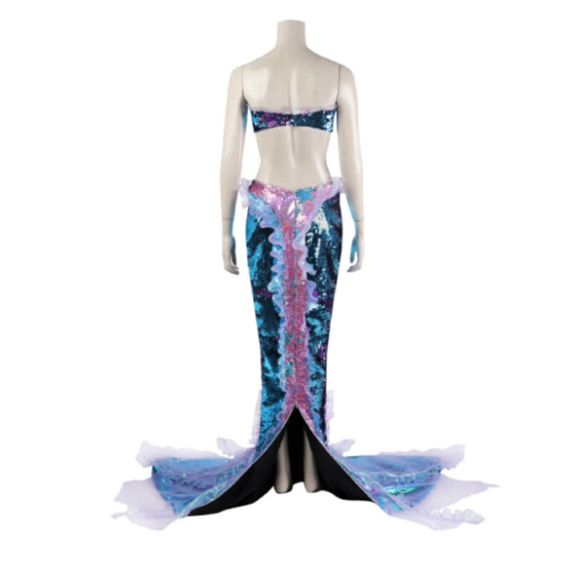 2023 Ariel Dress Costume Little Mermaid Ariel Blue Dress Cosplay Costumes