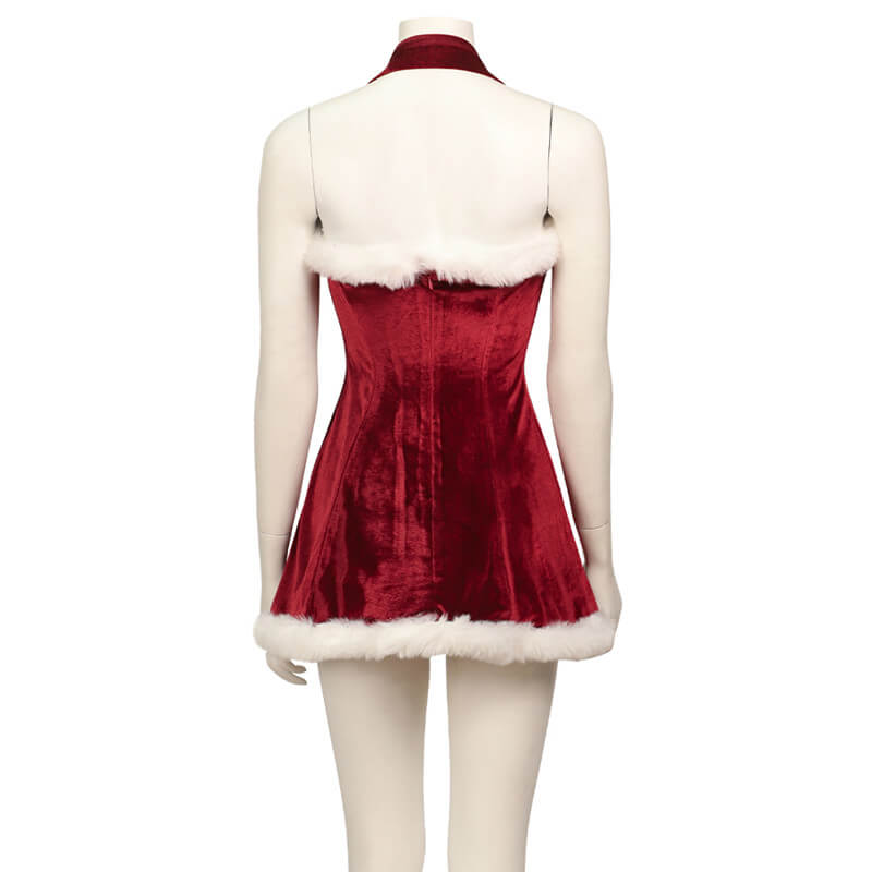2023 Love Actually Christmas Costume Dress with Cape Adults ACcosplay, L / Only Dress 2023 Love Actually Christmas Costume Dress with Cape Adults ACcosplay, L / Only Dress