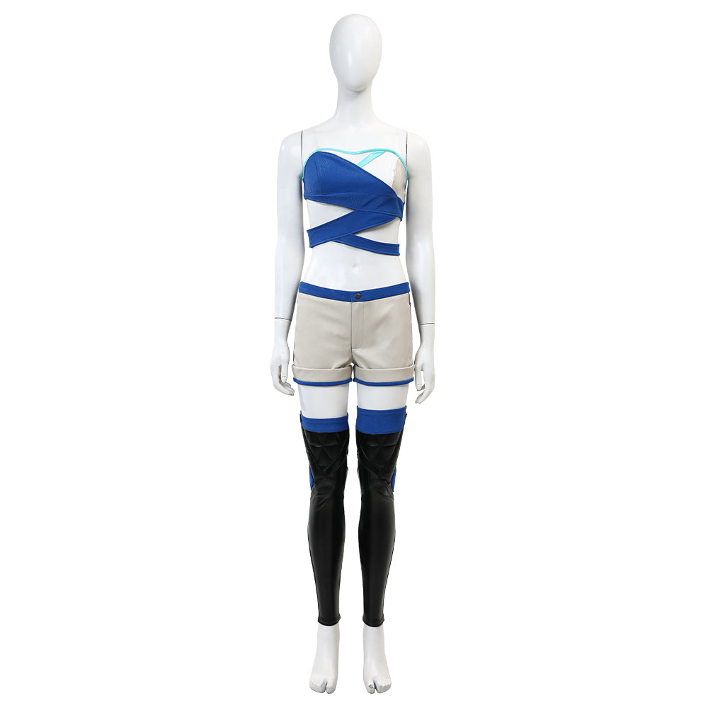 Marvel Rivals Luna Snow Cosplay Costume Halloween Outfit ACcosplay