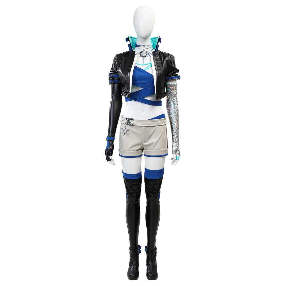 Marvel Rivals Luna Snow Cosplay Costume Halloween Outfit ACcosplay