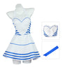 2023 Barbie Movie Swimming Costume Margot Robbie Barbie Blue Swimsuit Adults Girls