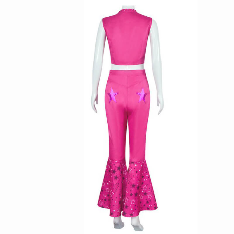 Margot Robbie Cowgirl Barbie Pink Costume 2023 Barbie Western Outfit ACcosplay