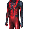 Spider-Man Miles Morales New Crimson Cowl Suit Cosplay Costume Jumpsuit