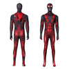 Spider-Man Miles Morales New Crimson Cowl Suit Cosplay Costume Jumpsuit