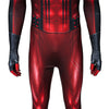 Spider-Man Miles Morales New Crimson Cowl Suit Cosplay Costume Jumpsuit