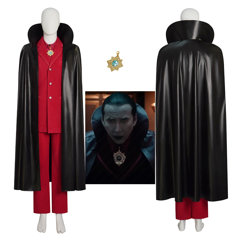 Renfield Dracula Cosplay 2023 Renfield Nicolas Cage Costume Vampire Suit Cape Outfit