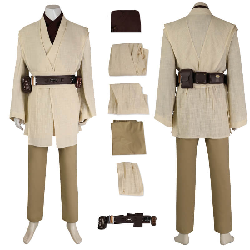 Obi Wan Kenobi Costume Revenge of The Sith Obi Wan Robe Adults Halloween Outfit ACcosplay