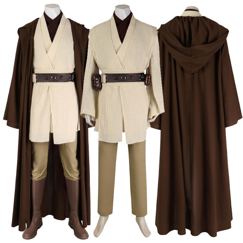 Obi Robe Obi Wan Kenobi Costume Revenge of The Sith Obi Wan Robe Adults Hallowe ...