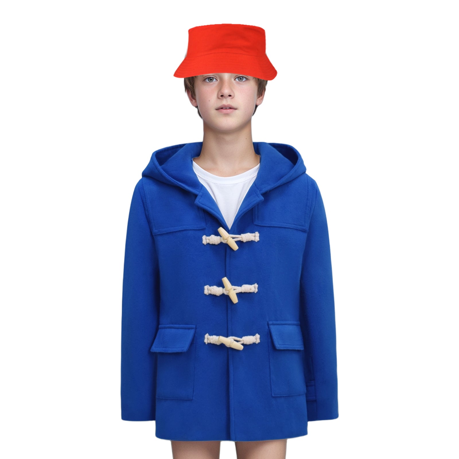 Kids Paddington Bear Blue Coat Halloween Cosplay Costume ACcosplay