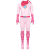 Kids Princess Peach Jumpsuit 2023 Movie The Super Mario Bros. Peach Cosplay Costume ACcosplay