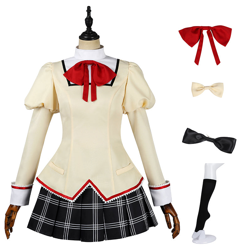 Puella Magi Madoka Magica Cosplay Homura Akemi / Sayaka / Tomoe Mami / Kyouko Sakura Uniform