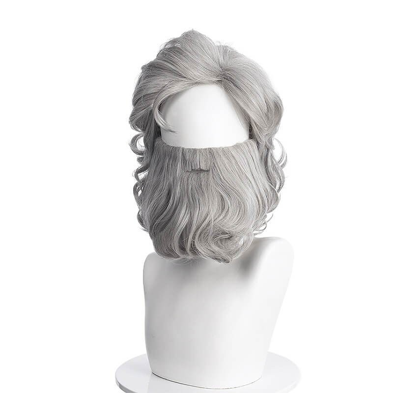 The Christmas Chronicles Santa Claus Cosplay Wig Kurt Russell Grey Hair Beard ACcosplay