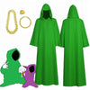 Green Wizard Robes Shadow Wizard Money Gang Halloween Costume Cloak Outfit ACcosplay
