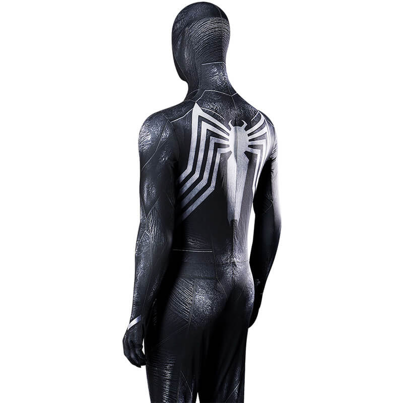Spider-Man 2 Venom Symbiote Black Suit Cosplay Bodysuit Top Level