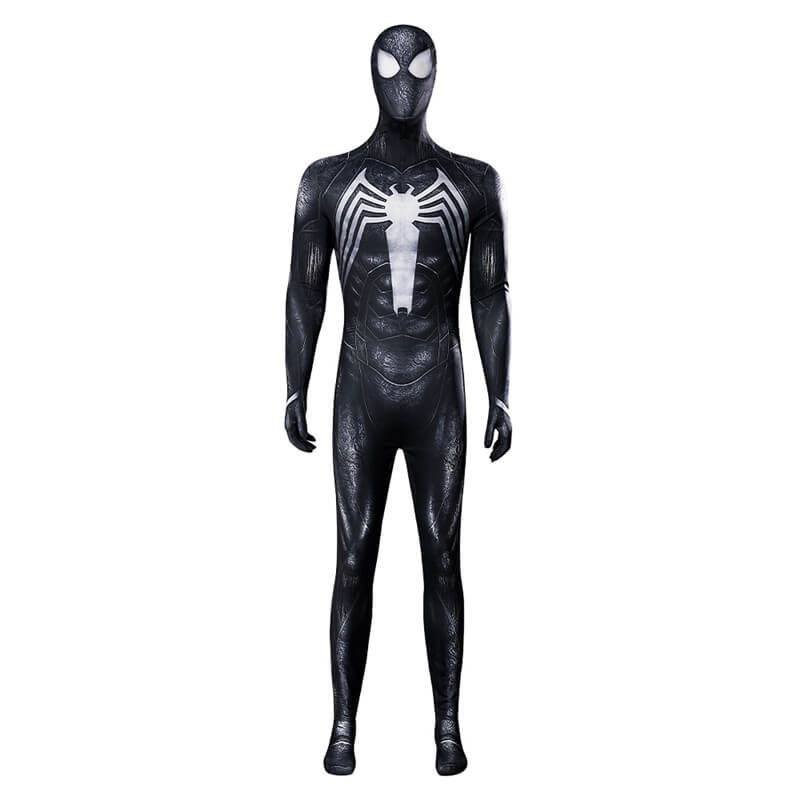 Spider-Man 2 Venom Symbiote Black Suit Cosplay Bodysuit Top Level ...