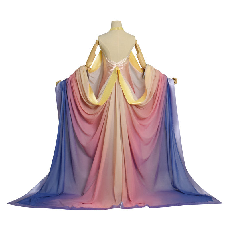 padme amidala dress Star Wars Padme Lake Dress Padme Amidala Lake Rainbow Cosplay Halloween Costumes, 3XL / Female