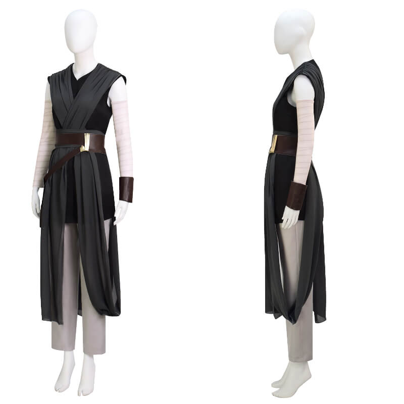 Star Wars Rey Costume Female Rise Of Skywalker Rey Costume Battle Suit Halloween Outfit