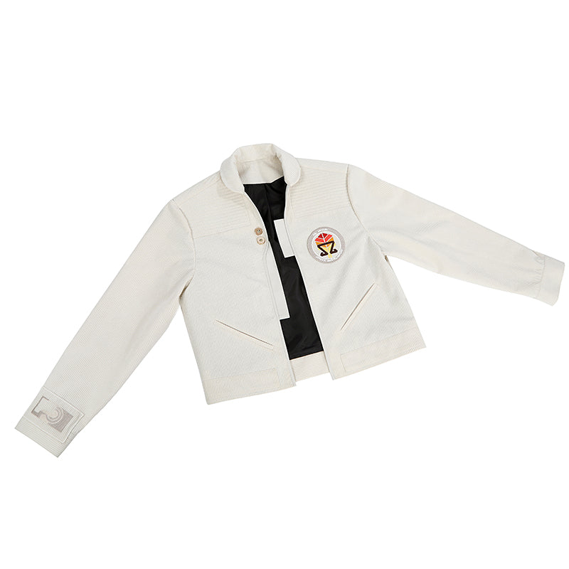 Star Wars: Skeleton Crew White Jacket Halloween Costume Daily Costume