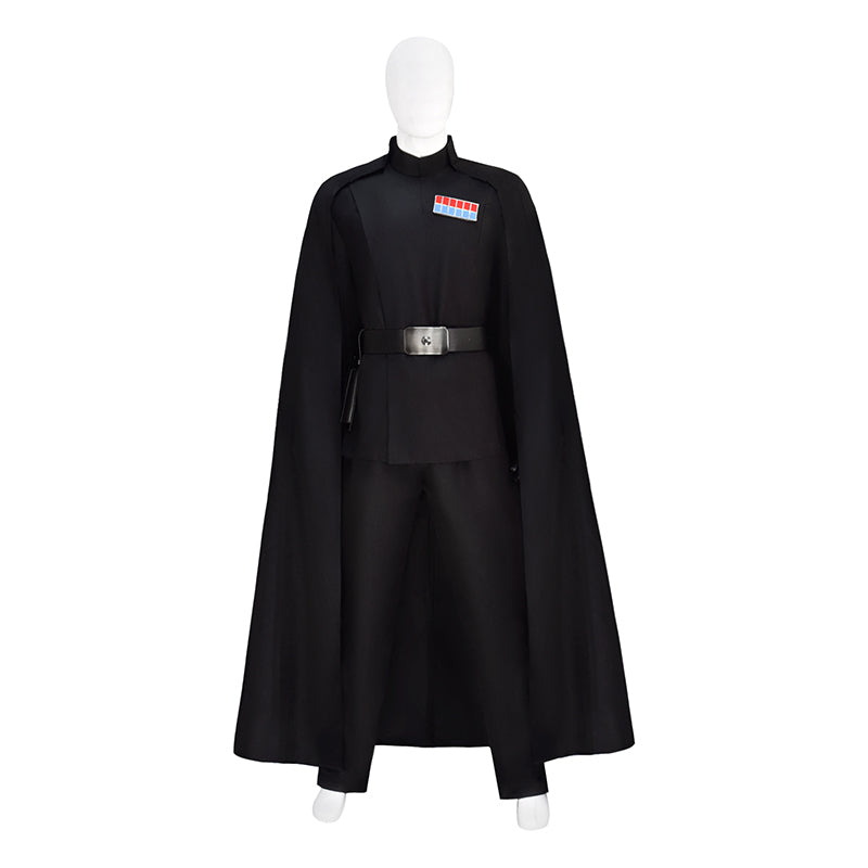 Rogue One Star Wars Orson Krennic Black Cosplay Costume for Halloween Outfits