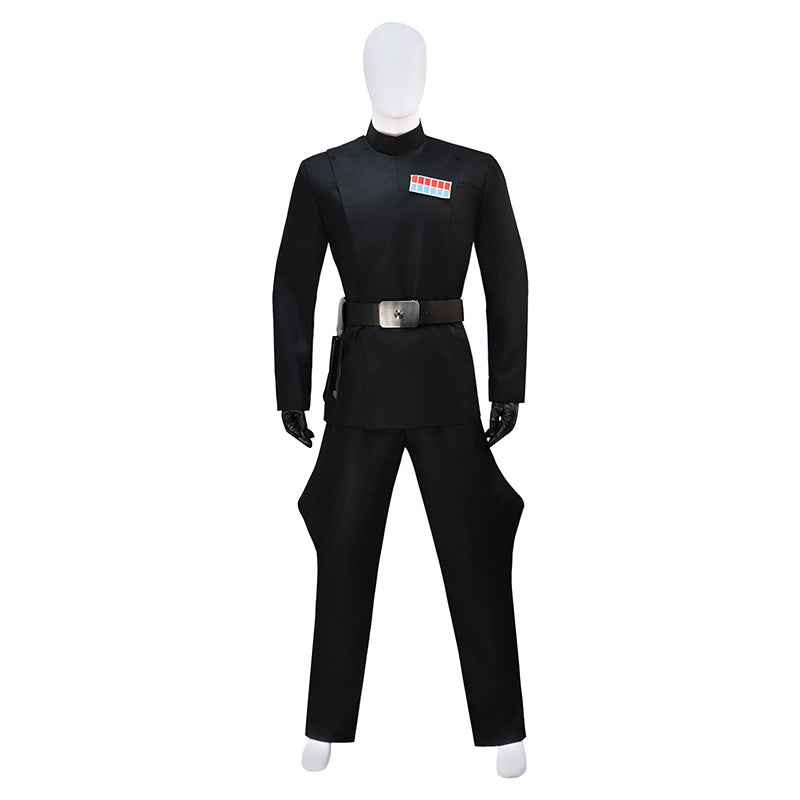 Rogue One Star Wars Orson Krennic Black Cosplay Costume for Halloween Outfits