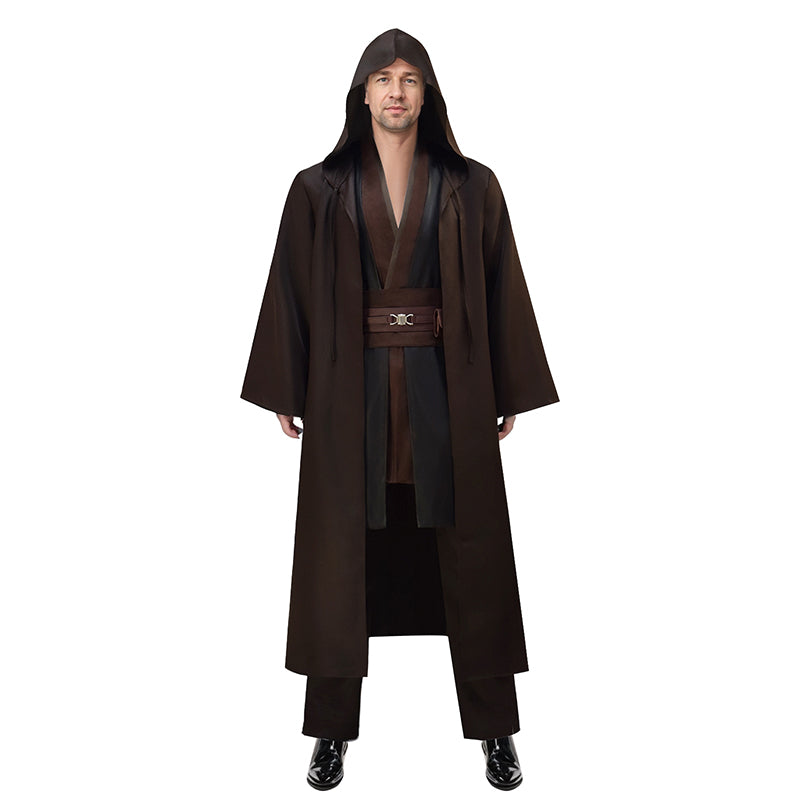 Star Wars Season 2 Obi-Wan Cosplay Costumes Obi-Wan Kenobi Coffee Color Outfits