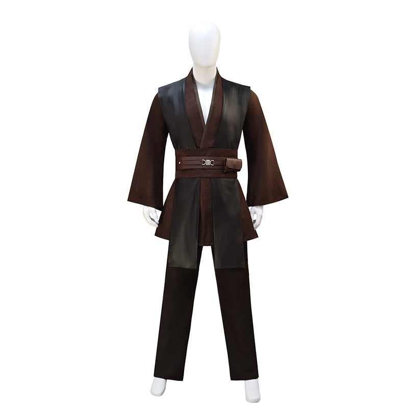 Star Wars Season 2 Obi-Wan Cosplay Costumes Obi-Wan Kenobi Coffee Color Outfits