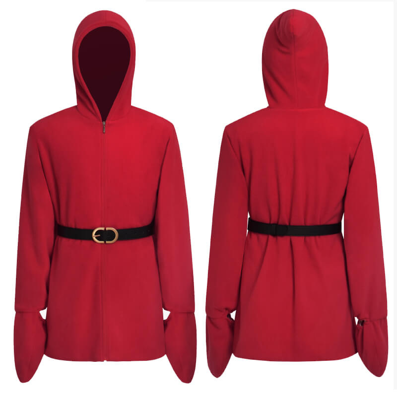 2023 The Super Mario Shy Guy Costume Hoodie Jacket ACcosplay