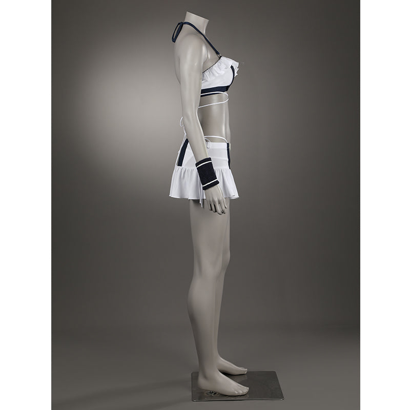 FF7R Tifa Lockhart Swimsuit Final Fantasy VII Rebirth Cosplay Costume White Beach Suit