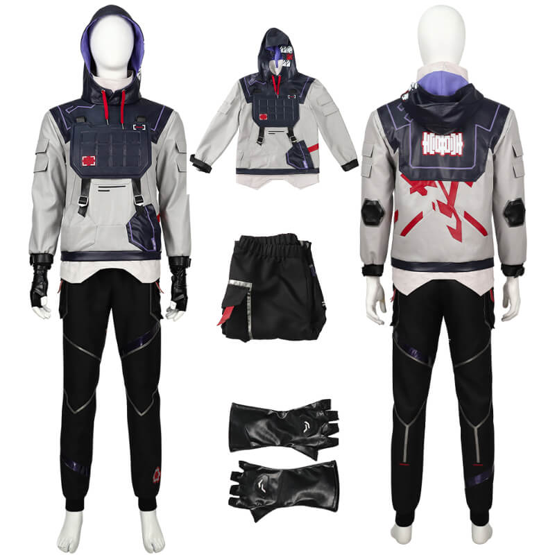Valorant Iso Cosplay 2023 Game Valorant ISO the Last Hero Halloween Costume Outfit New Version