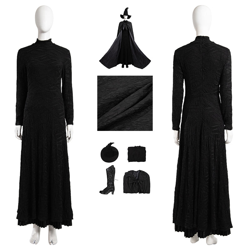 GRAJTCIN Women's Wicked Witch Costume Elphaba Suit Who Cosplay Outfit ACcosplay