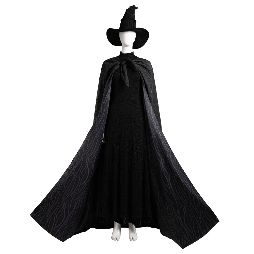 GRAJTCIN Women's Wicked Witch Costume Elphaba Suit Who Cosplay Outfit ACcosplay