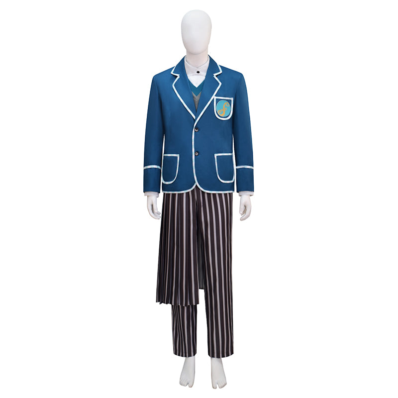 Wicked Wizard Cosplay Men's Blue suit Men's Cosplay Costume Halloween suit ACcosplay