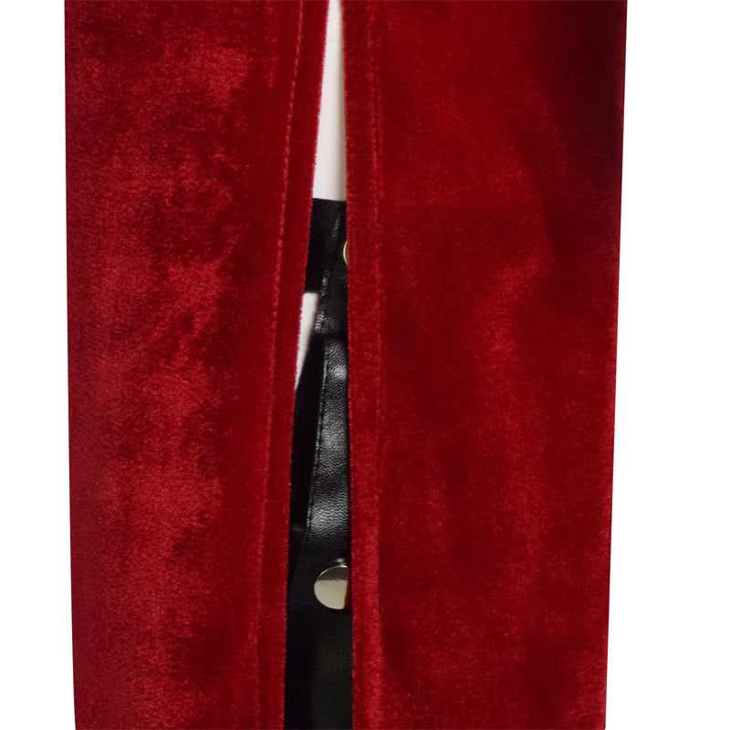 Resident Evil 4 Remake Ada Wong Red Dress Cosplay Costume Halloween Exhibition Suit