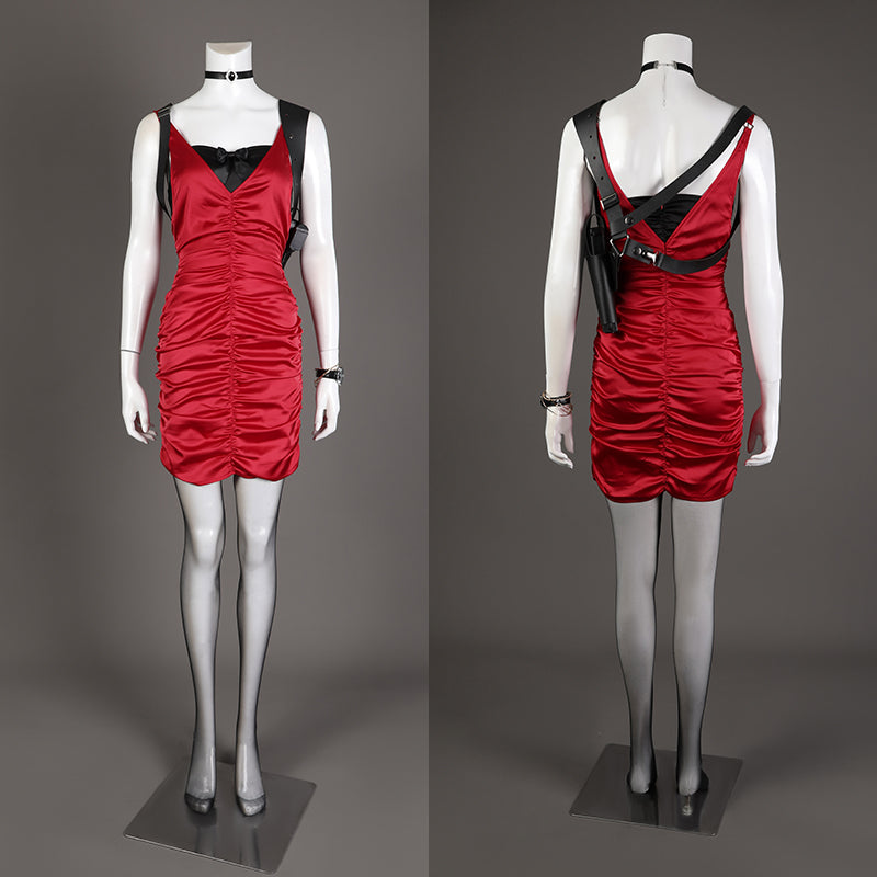 Ada Wong Halloween Costume Resident Evil 4 Remake Ada Wong Dress Cosplay Suit