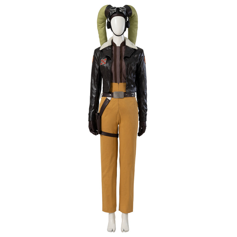 Ahsoka 2023 Hera Syndulla Leather Jacket Cosplay Outfit ACcosplay