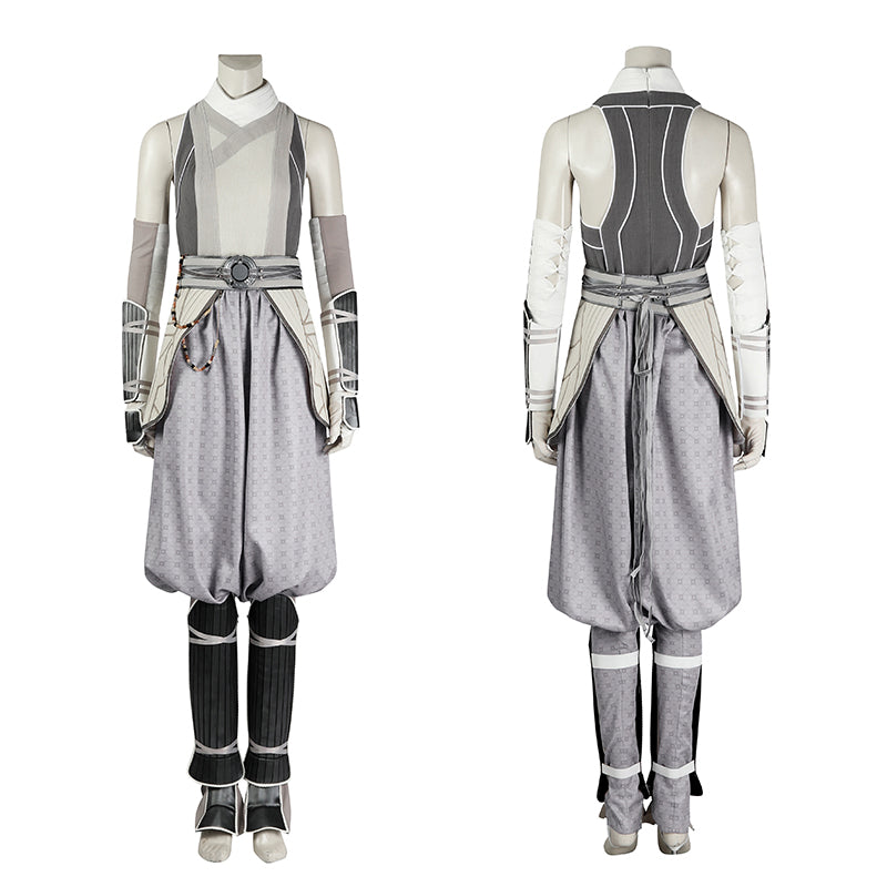 Ahsoka Season 1 Cosplay Costume Star Wars Ahsoka Tano White Outfit Halloween Suit