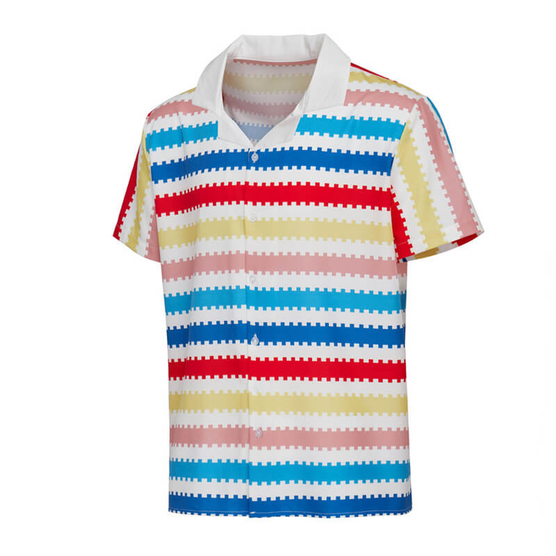 Allan Barbie Shirt 1964 Ken Rainbow Striped Shirt 2023 Barbie Movie Ken Shirt ACcosplay